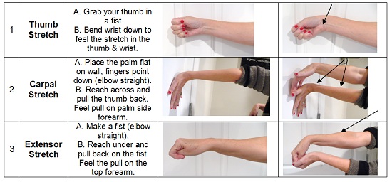 Carpal tunnel stretches