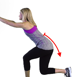 posterior lunge exercise